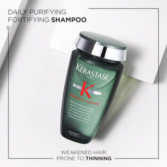 Genesis Homme deep-cleanse foam demonstrates impurity removal on scalp