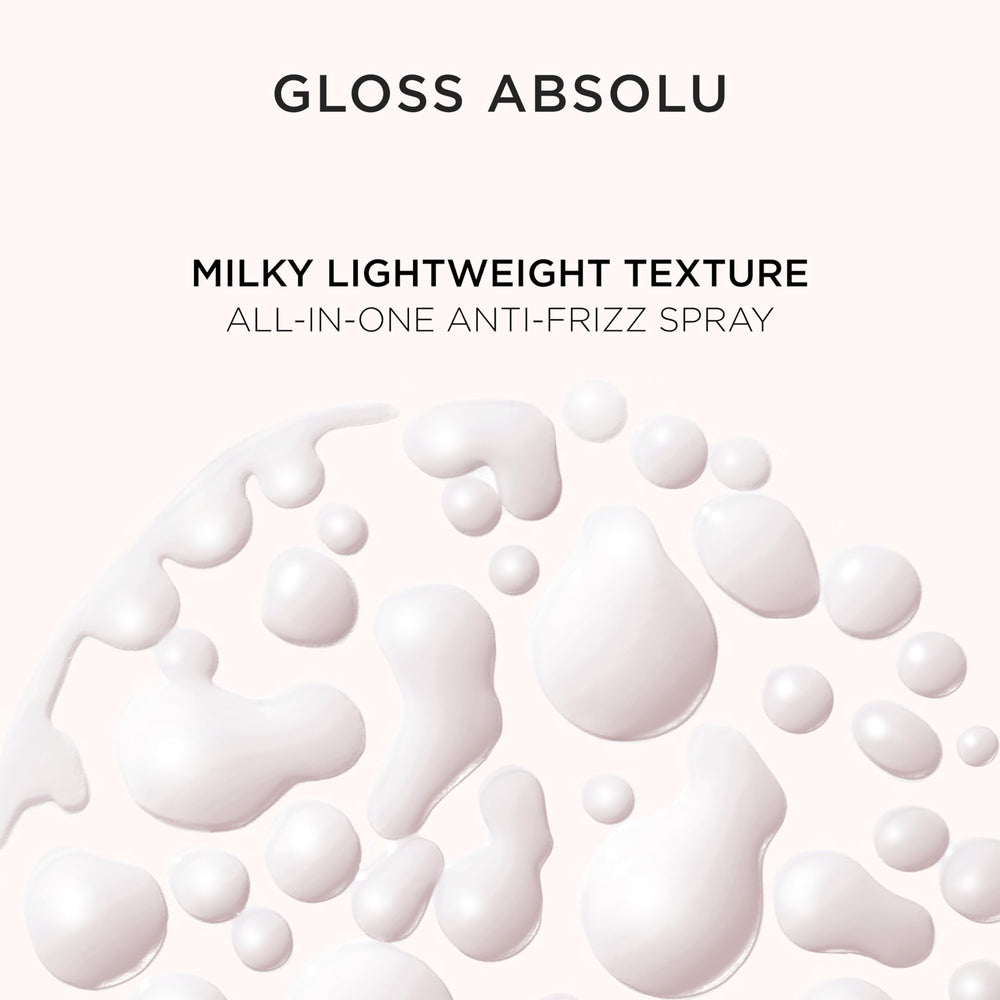 Kérastase Gloss Absolu Glaze Milk yields a silky, shiny finish after blow-drying