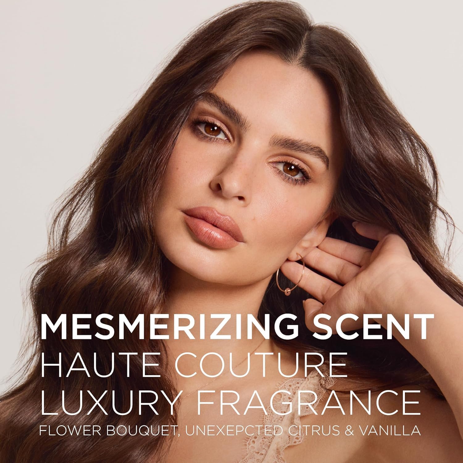 Kérastase Gloss Absolu Glaze Milk on hair for a glossy, smooth look