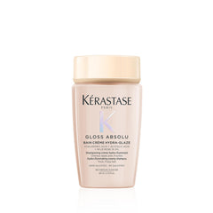KÉRASTASE front packaging travel-size shampoo showing brand and glossy bottle benefits