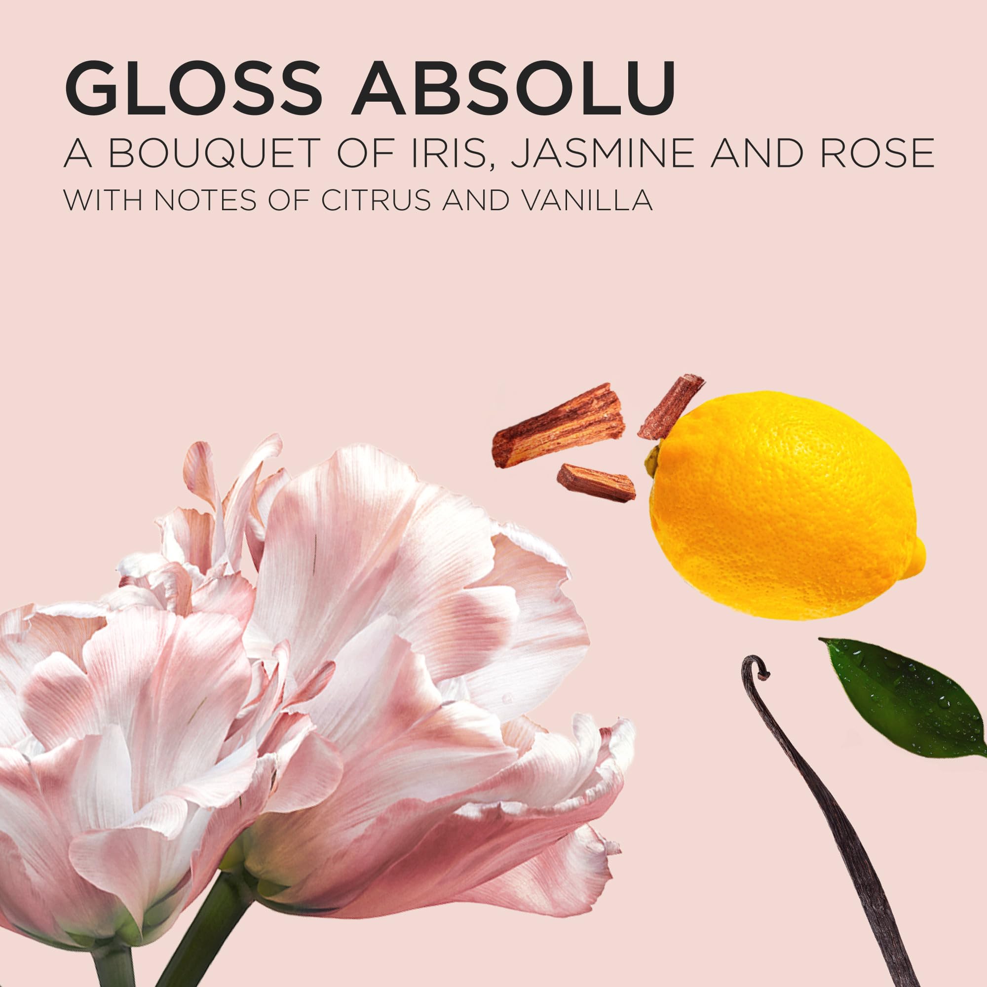 KÉRASTASE Gloss Absolu hyaluronic-acid ingredient highlight in texture shot.