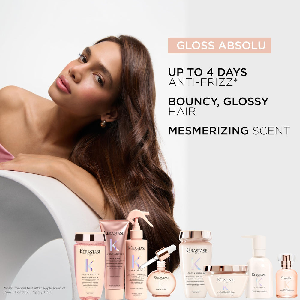 KÉRASTASE tucked into travel bag, emphasizes portability and everyday refresh convenience