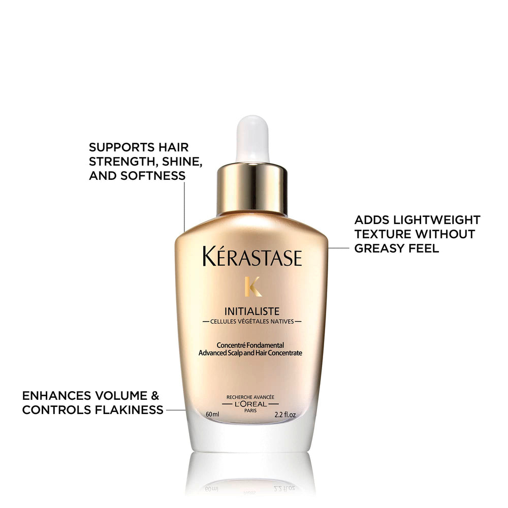 KÉRASTASE Initialiste packaging box conveys premium, science-backed scalp care.
