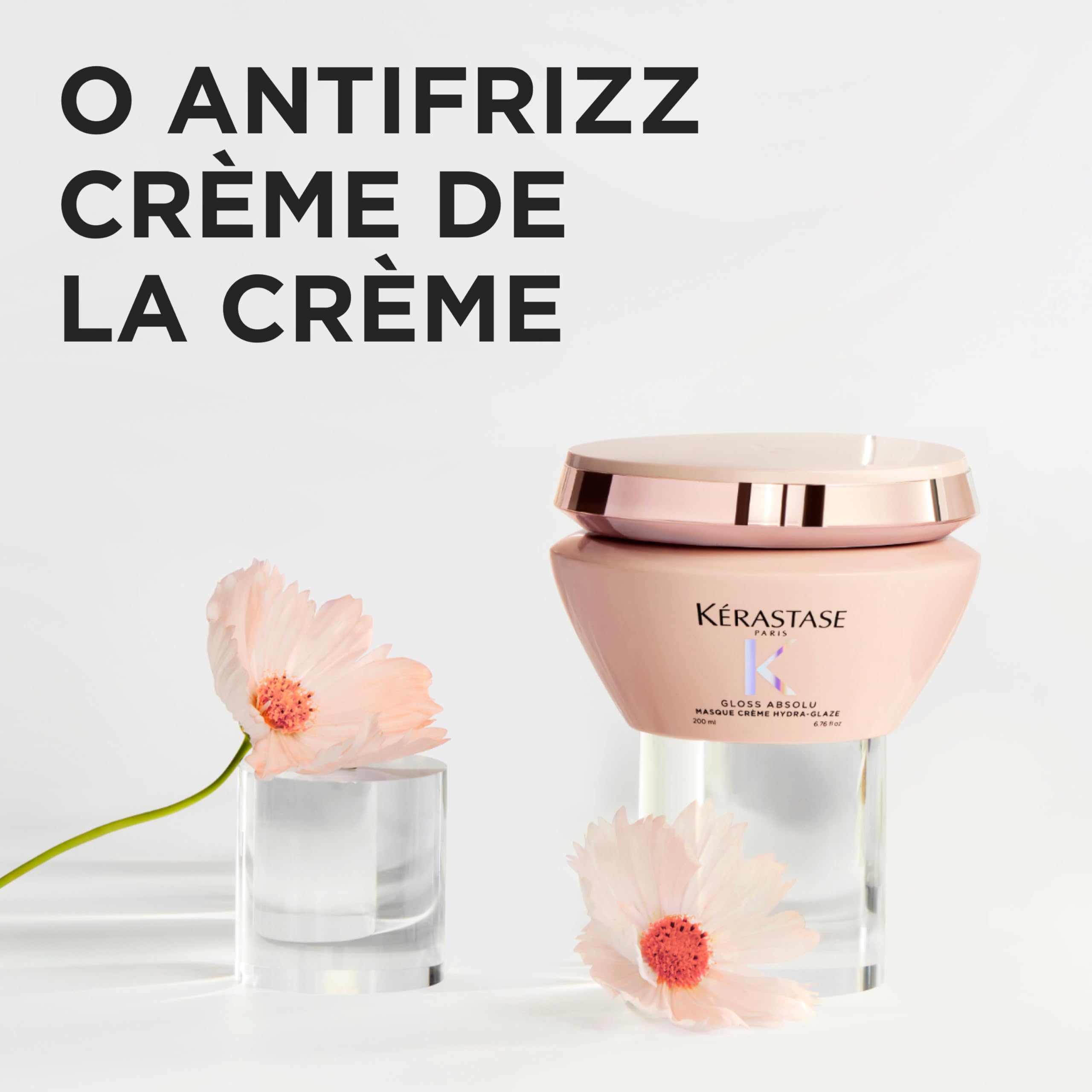 KÉRASTASE open jar top view highlighting rich cream texture