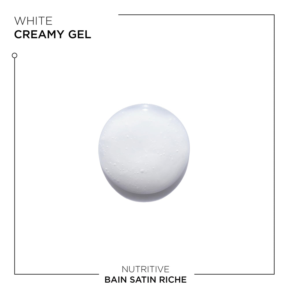 KÉRASTASE Nutritive Bain Satin Riche lather detangles and adds softness during use.