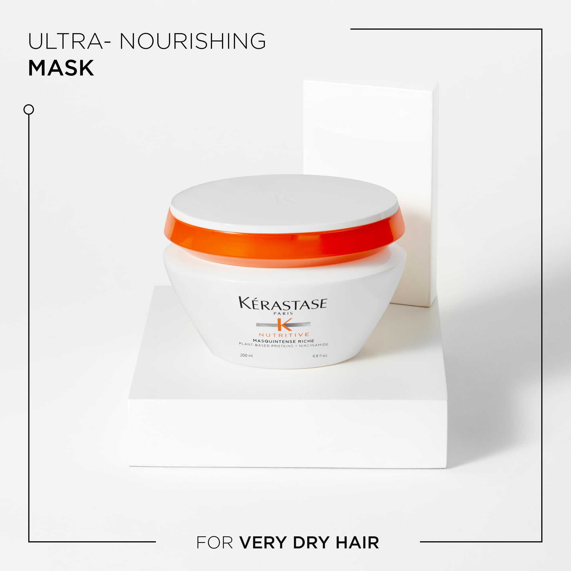 KÉRASTASE Masquintense Riche hair application massaged onto mid-lengths and ends