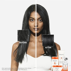 Kerastase Nutritive Split Ends Serum applied to mid-lengths and ends for smoother hair.