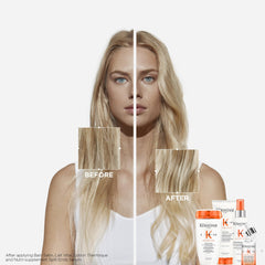 Kerastase Nutritive Split Ends Serum pump-dispense cap enables controlled application and shine.