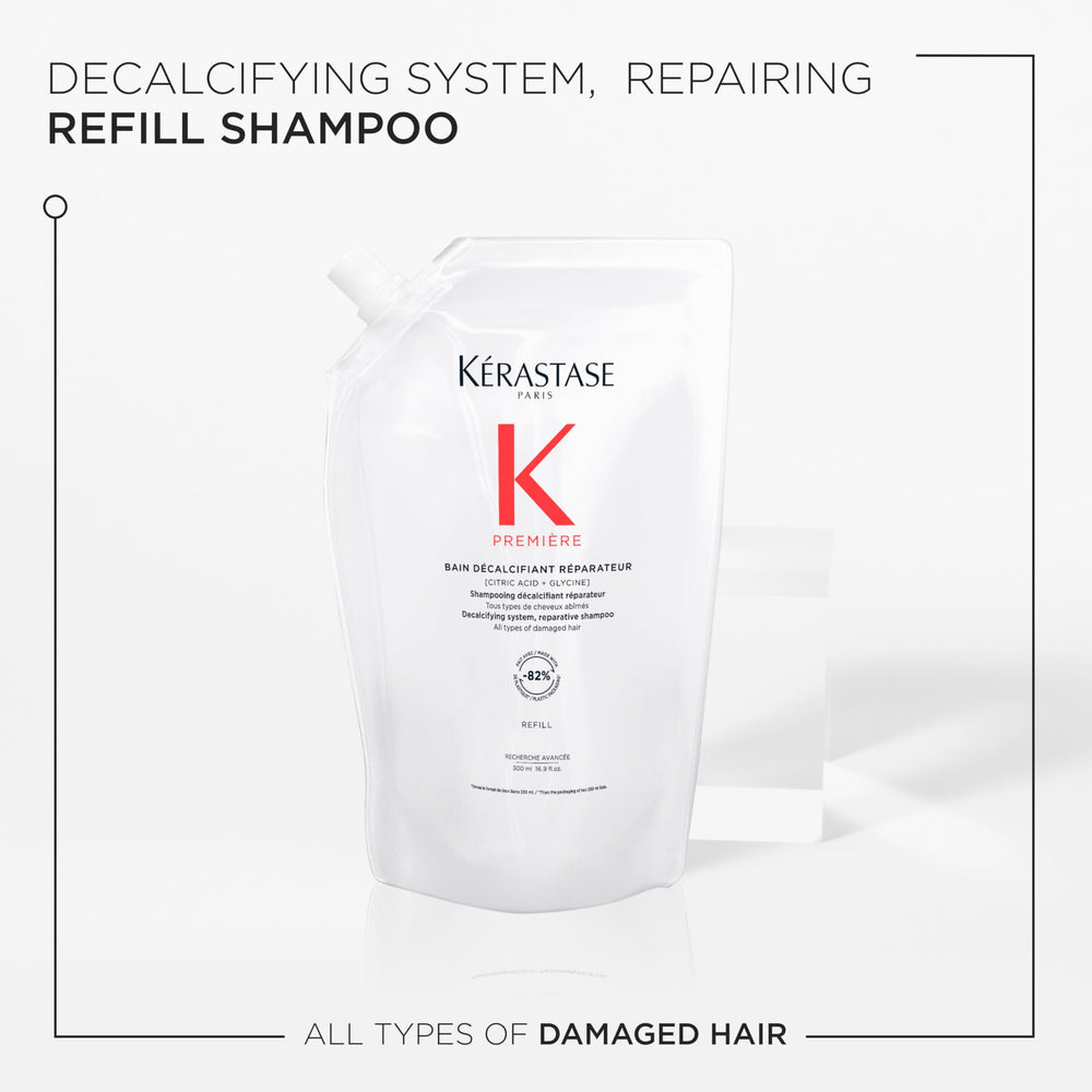 KÉRASTASE Premiere after-wash shine on healthy-looking strands.