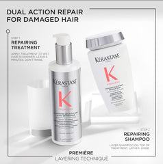KÉRASTASE restorative mask cream consistency highlighting deep hydration benefits