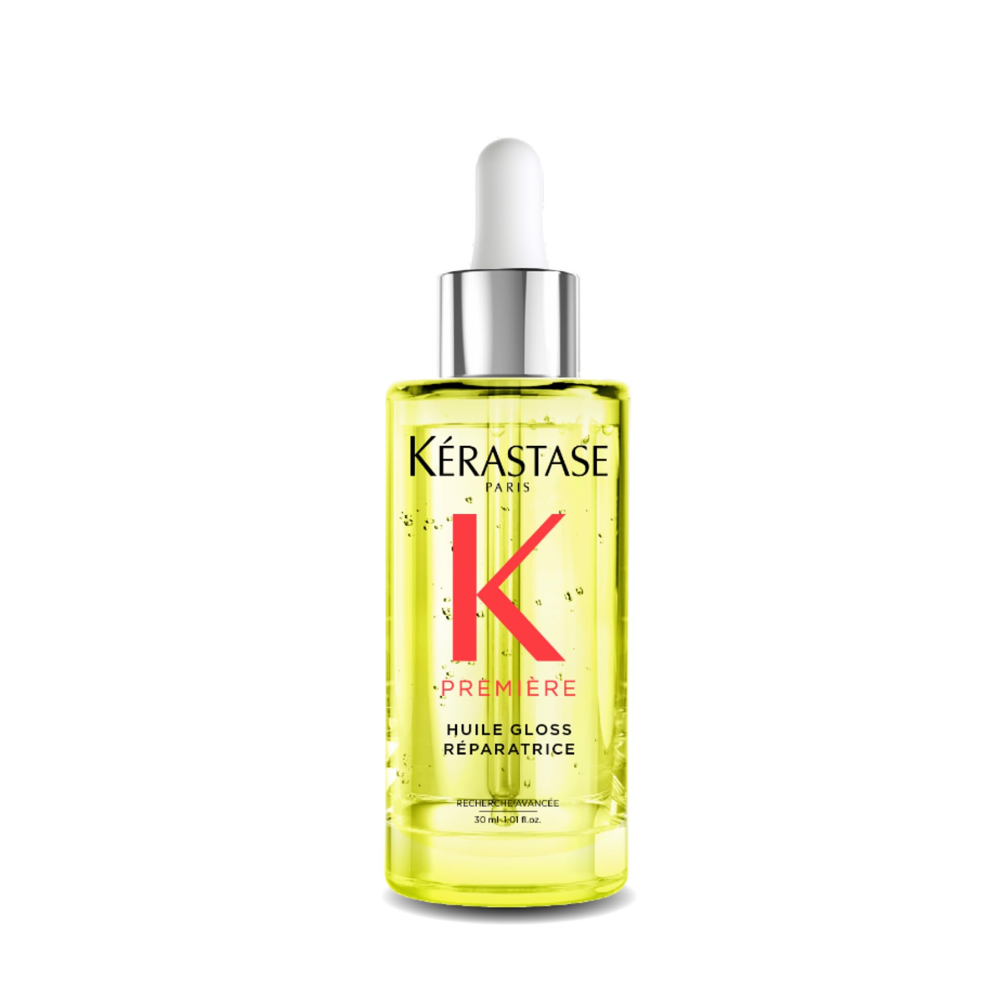 KÉRASTASE Première Repairing Gloss Oil bottle showcasing premium shine