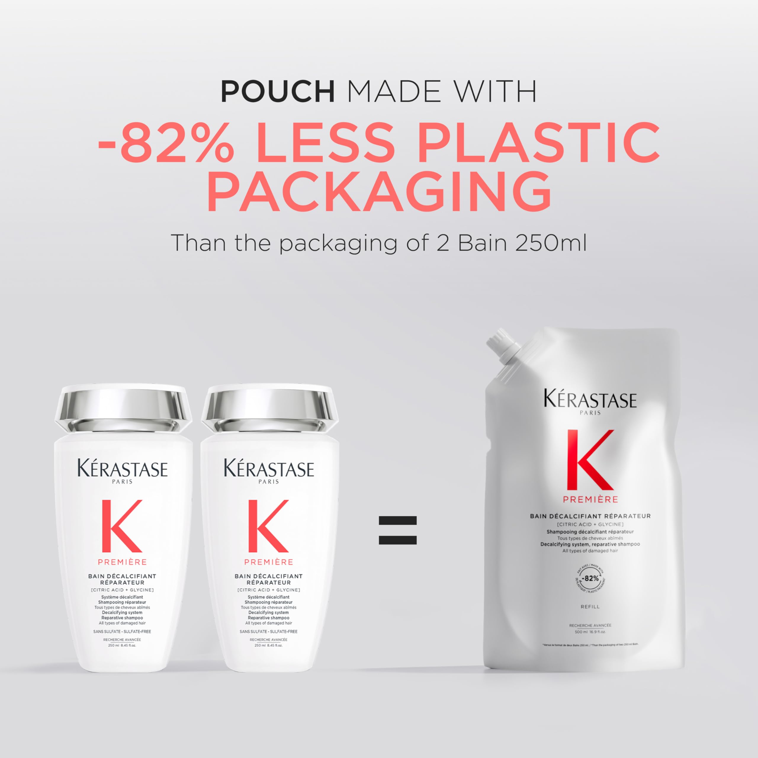 KÉRASTASE Premiere scalp cleanse ritual conveys refreshing sensation.