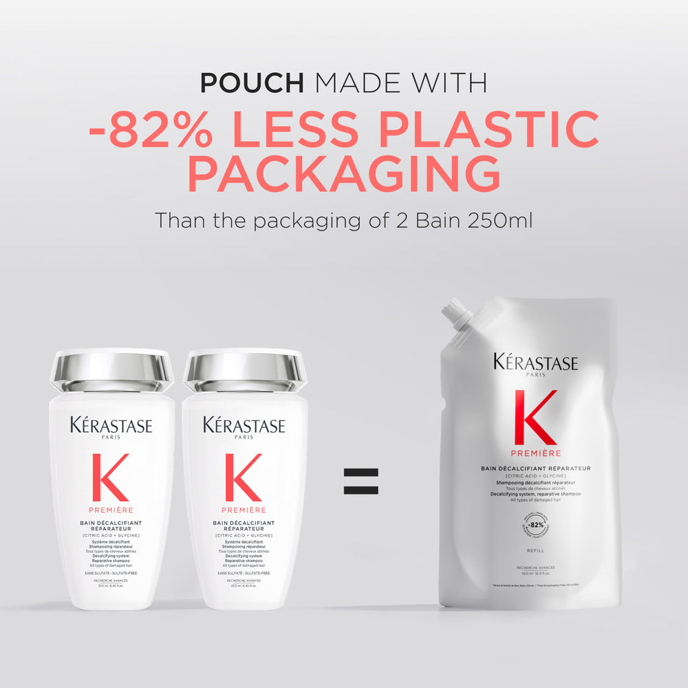 KÉRASTASE Premiere scalp cleanse ritual conveys refreshing sensation.