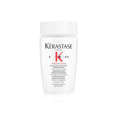 KÉRASTASE Premiere sulfate-free shampoo bottle showing dual-action repair