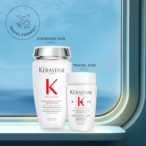 KÉRASTASE Premiere shampoo lather close-up demonstrates gentle cleansing for damaged hair