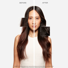 KÉRASTASE Extentioniste Thermique 450°F heat protection preserves hair during styling.