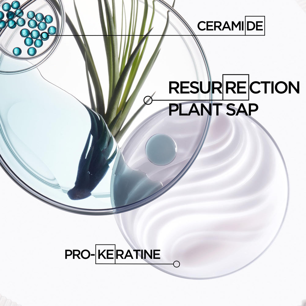 KÉRASTASE pump bottle enables effortless daily cleansing.