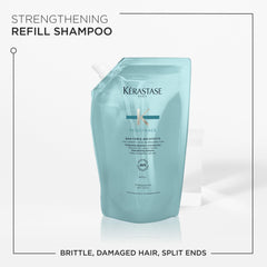 KÉRASTASE Pro-Keratine Complex illustration strengthens hair fibers.