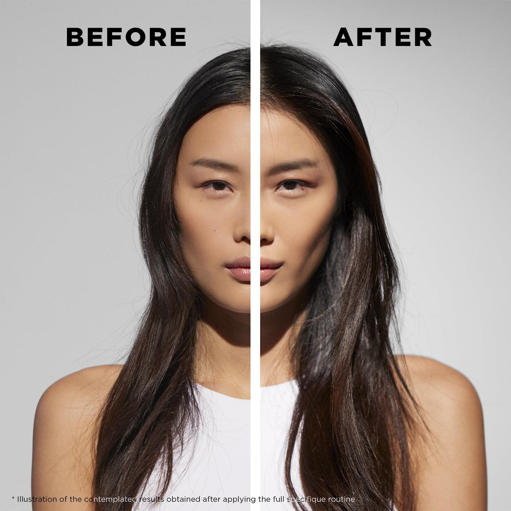 KÉRASTASE Specifique Balancing Shampoo scalp oil-removal highlights balanced roots for lighter-feeling hair.