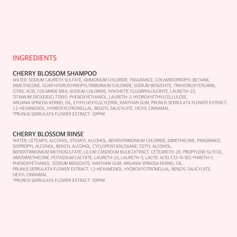Kerasys CHERRY BLOSSOM fragrance droplets close-up highlighting cherry scent