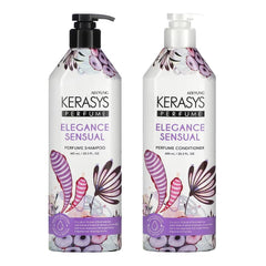 Kerasys Elegance perfumed shampoo bottle view for a refreshing cleanse