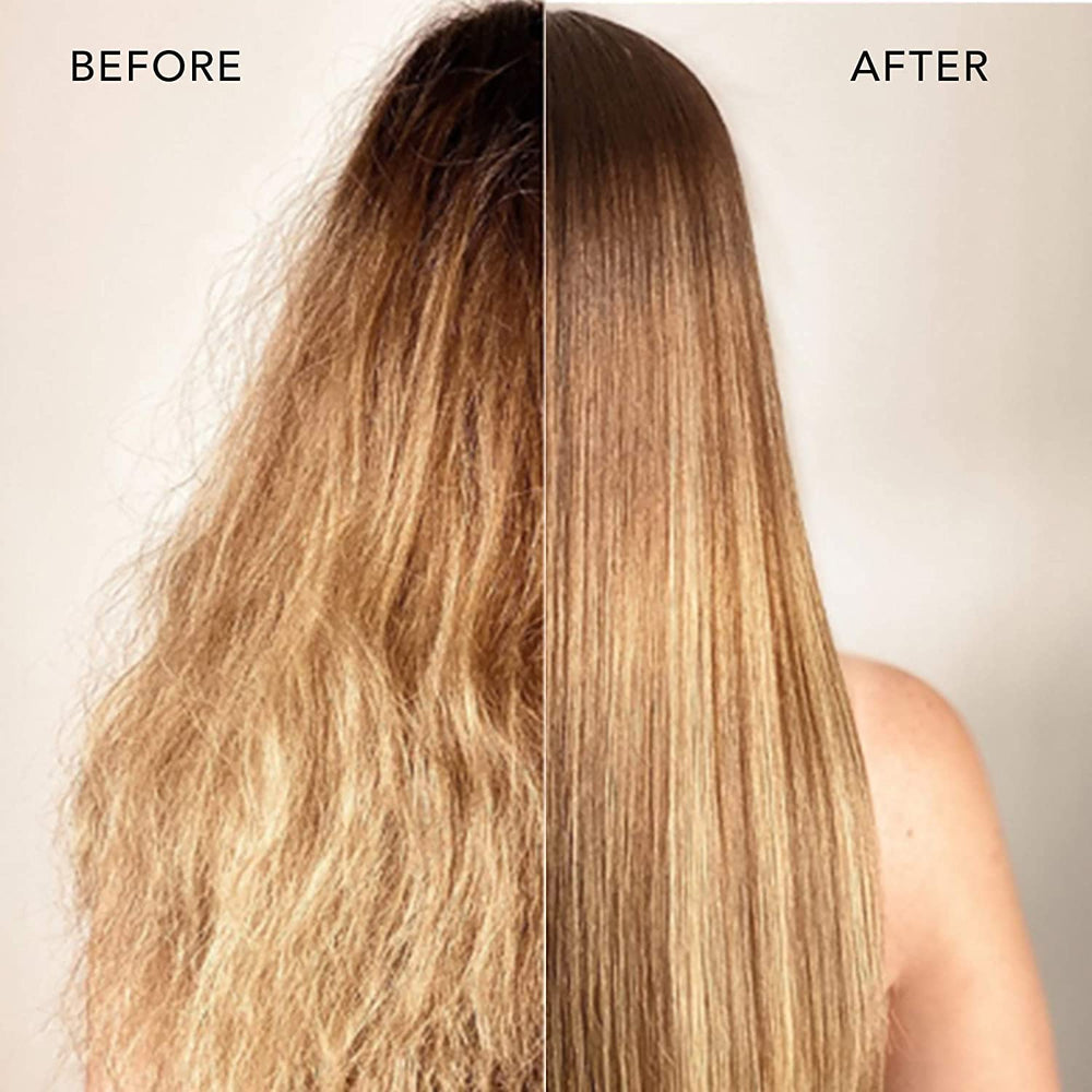 Keratin Perfect KP Frizz-free hair before shot with frizz