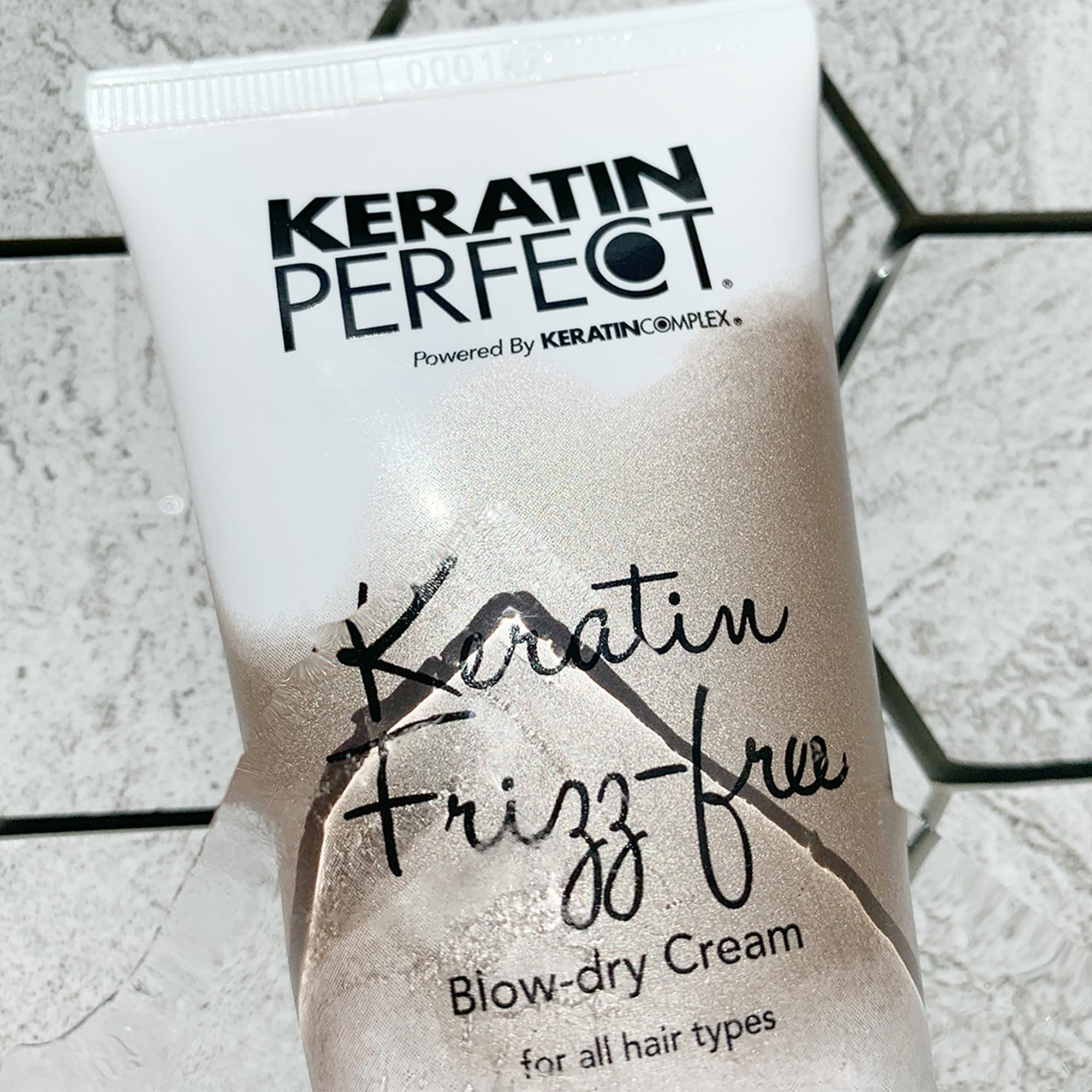Keratin Perfect KP Frizz-free salon-glow finish after styling