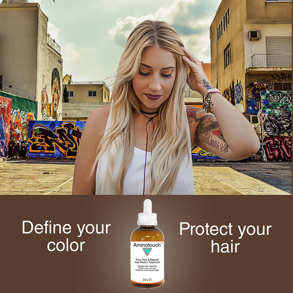 KERATIN RESEARCH Aminotouch precolor treatment scene underscores protection during coloring