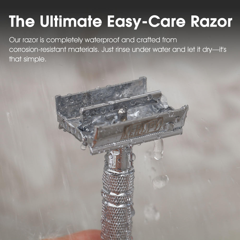 Keropy reusable metal razor durable and eco-conscious option.