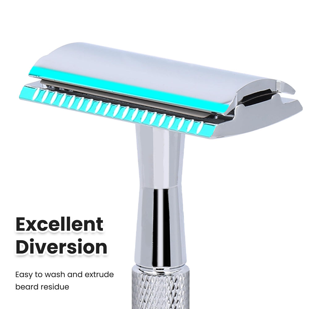 Keropy safety razor double-edge head for precise control