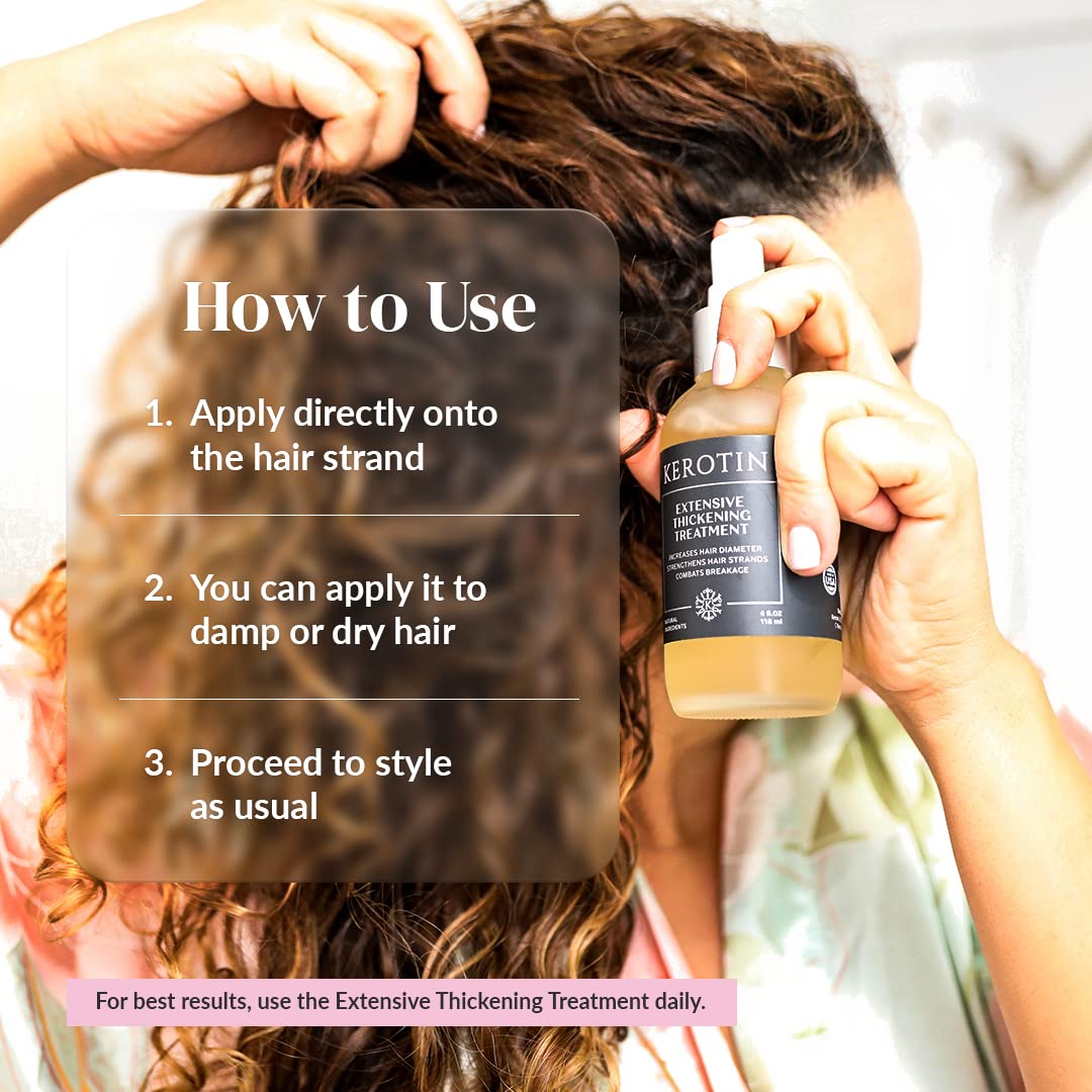 K Kerotin heat protectant feature shields strands during styling and reduces damage.
