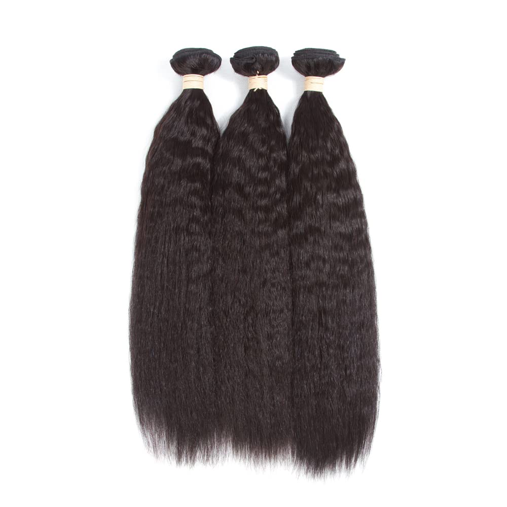 Kerriana kinky straight bundle 24 inch offers length with natural bounce.