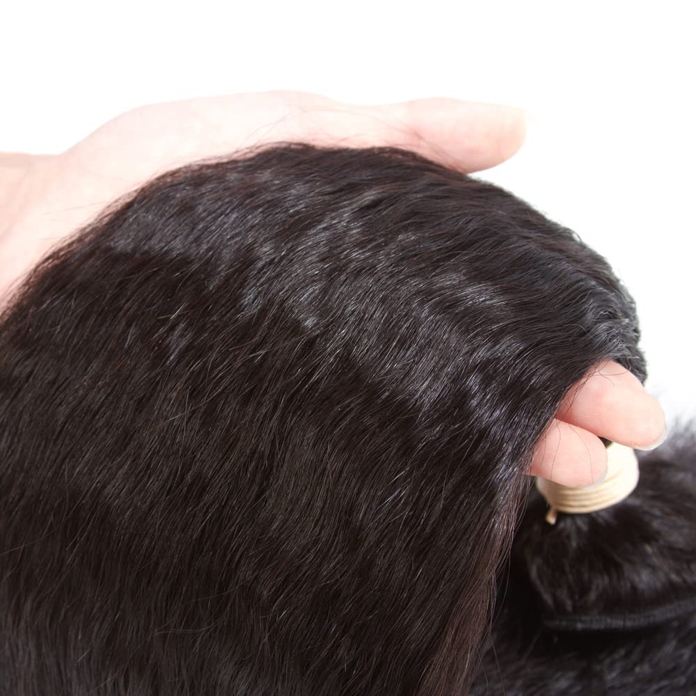 Kerriana yaki straight texture feels soft and natural to touch.