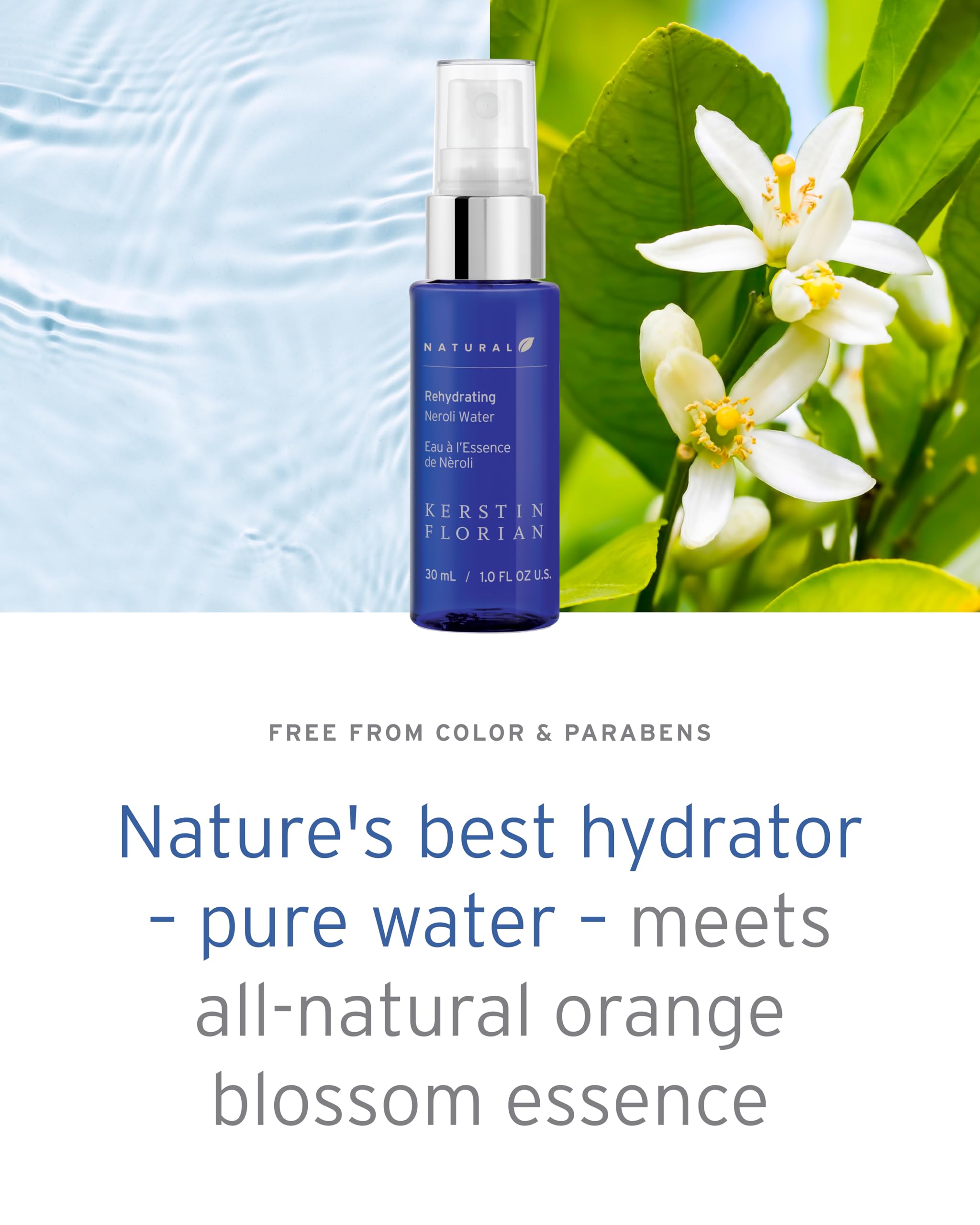 Kerstin Florian Neroli Water Face Mist: aroma cítrico ligero para vitalizar la rutina