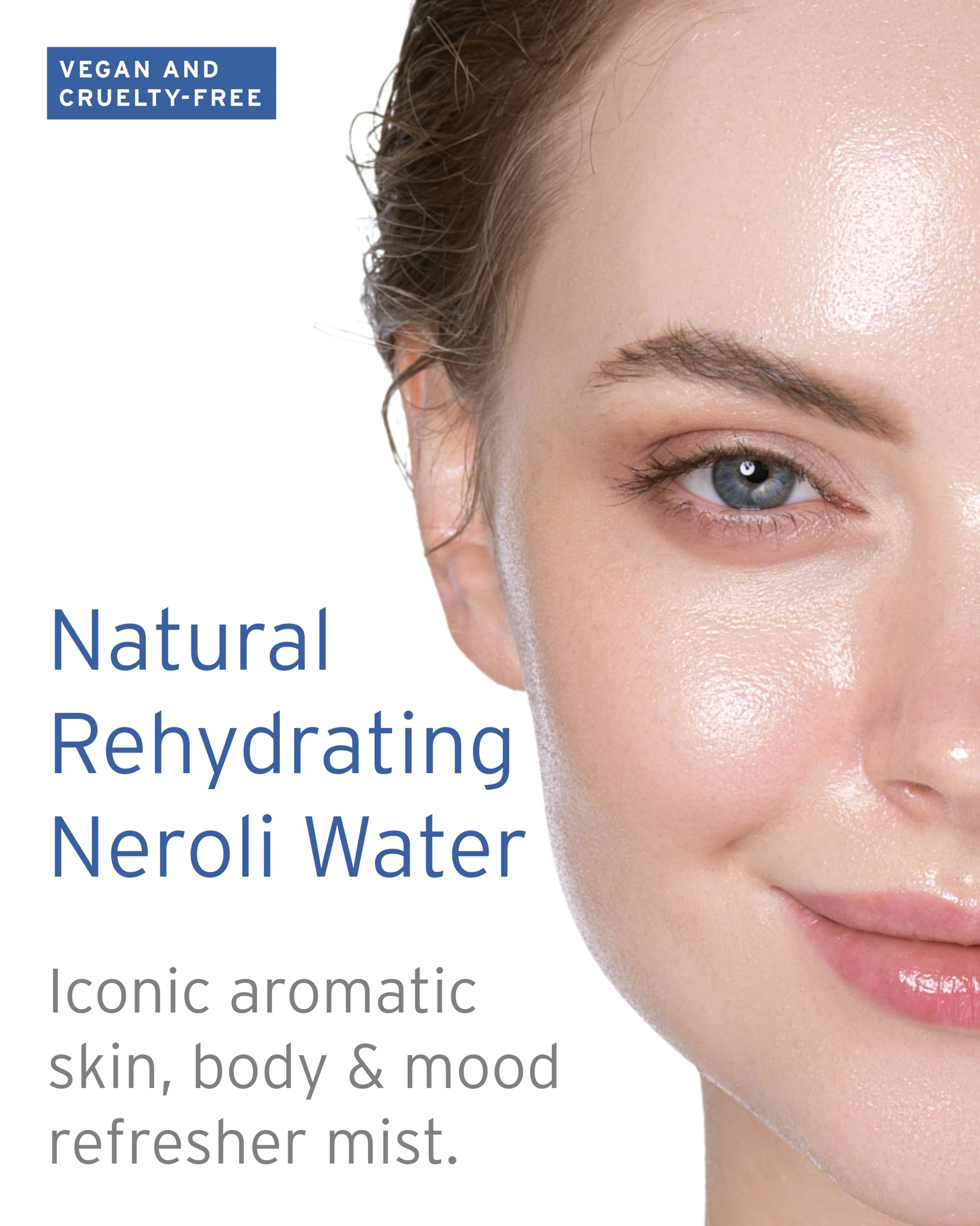 Kerstin Florian Neroli Water Face Mist: atomizador en acción para bruma facial