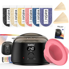 KeShi waxing kit digital wax warmer for at-home salon convenience and precise temperature control.