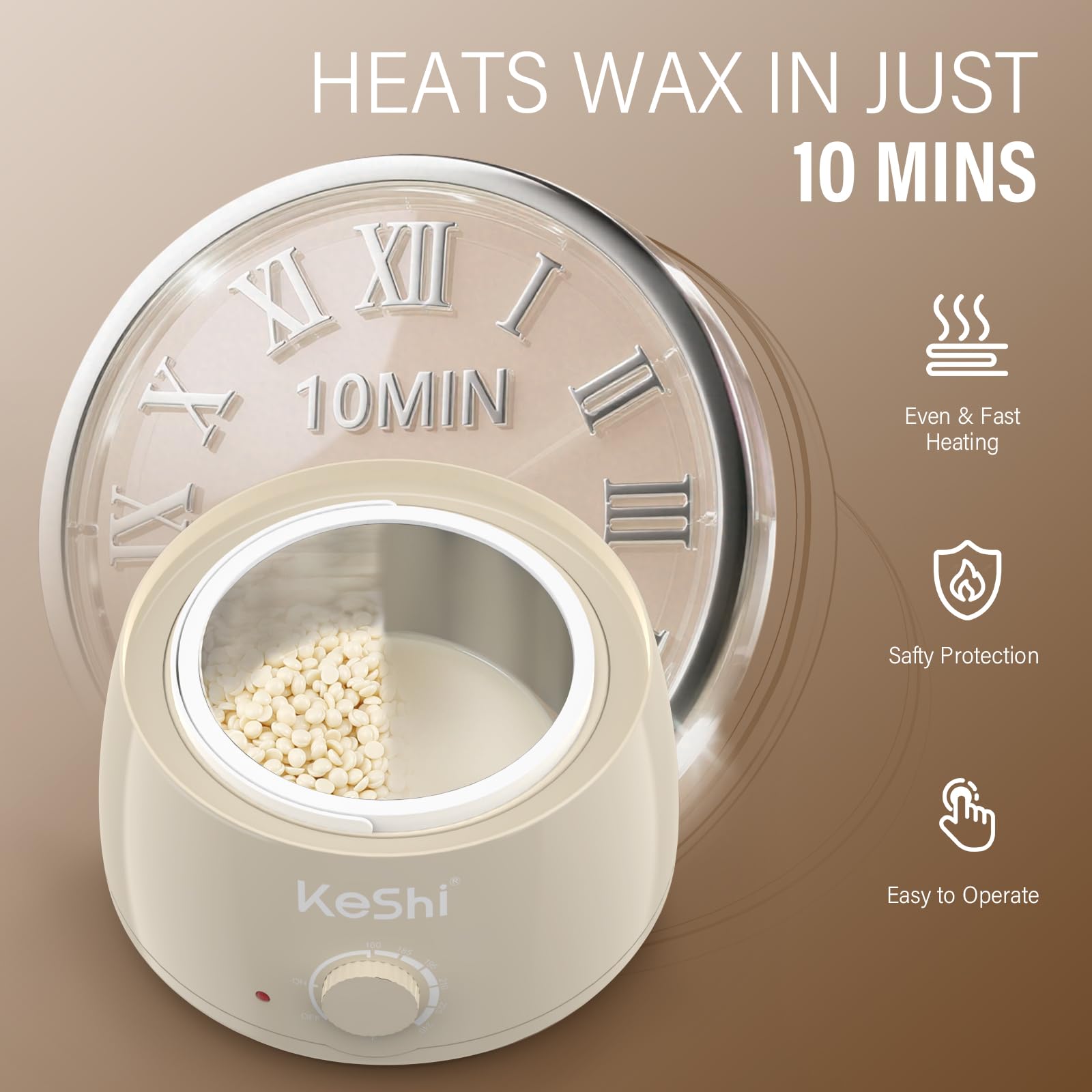 KeShi wax beads cream deliver smooth, comfortable hair removal.