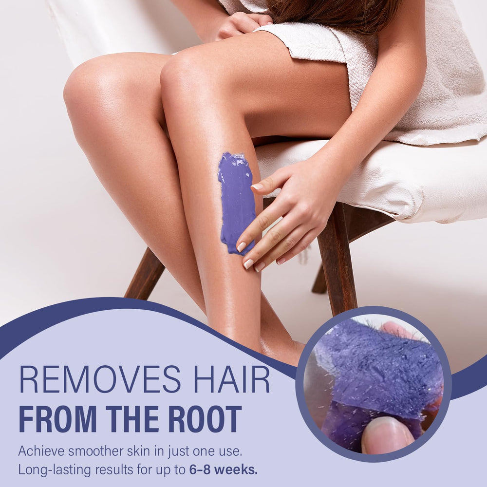 KeShi six wax beads with natural ingredients for sensitive-skin comfort.