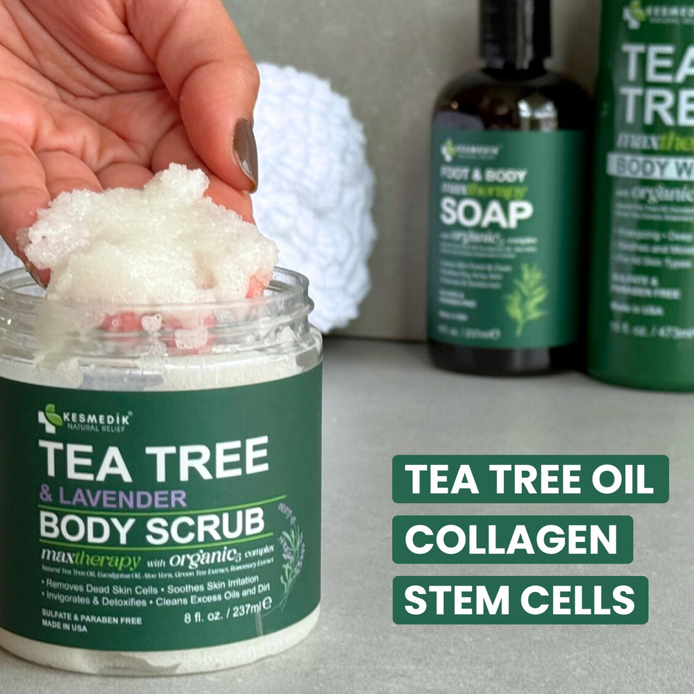 KESMEDIK Stem Cells Collagen Shea Butter scene implies nourishing, revitalizing skin care