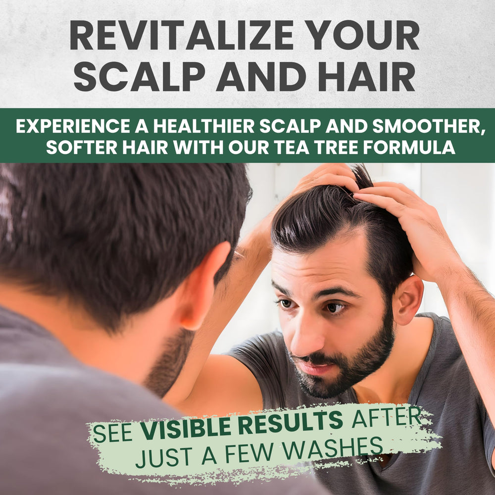 KESMEDIK Tea Tree Oil Shampoo MaxTherapy foamy lather demonstrates cleansing and invigorating tingling sensation.