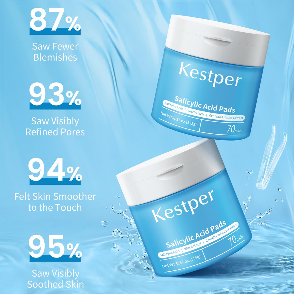 Kestper gentle exfoliation pad close-up demonstrating non-abrasive texture.