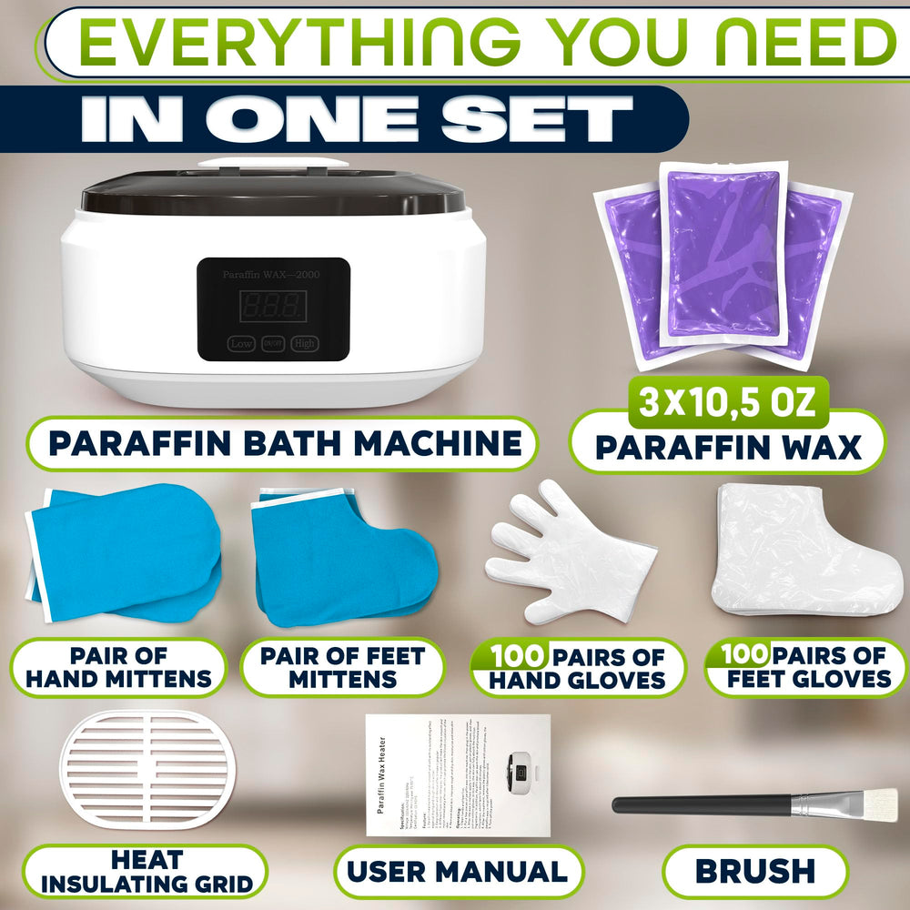 KETAR paraffin wax machine rapid heating delivers warm wax quickly.
