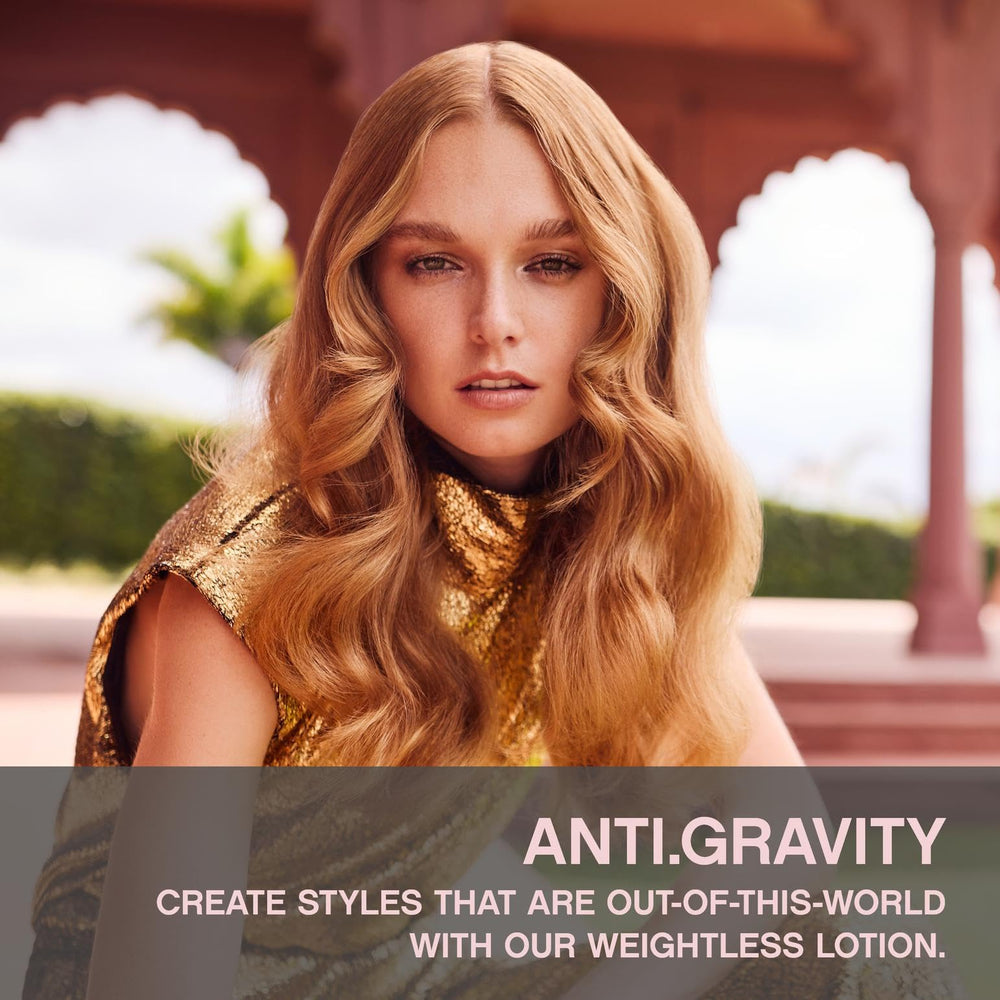 Closeup of Kevin.Murphy ANTI.GRAVITY bottle emphasizing premium formula