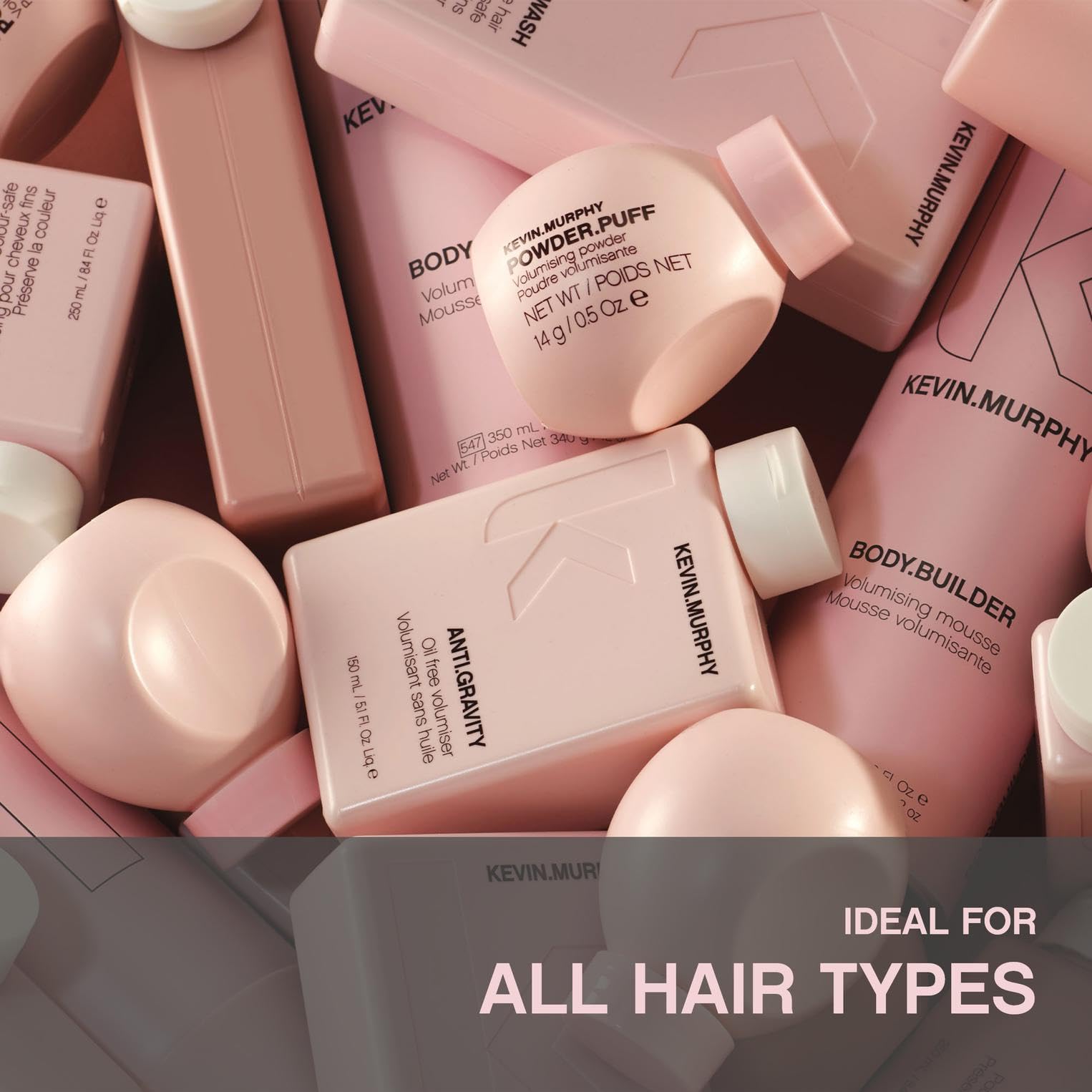 Detail of shine on hair treated with ANTI.GRAVITY lotion