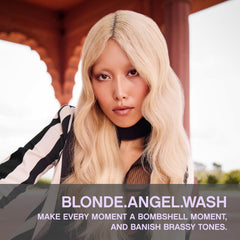 KEVIN.MURPHY Blonde.Angel.Wash lather shows gentle cleansing for blonde and grey hair.
