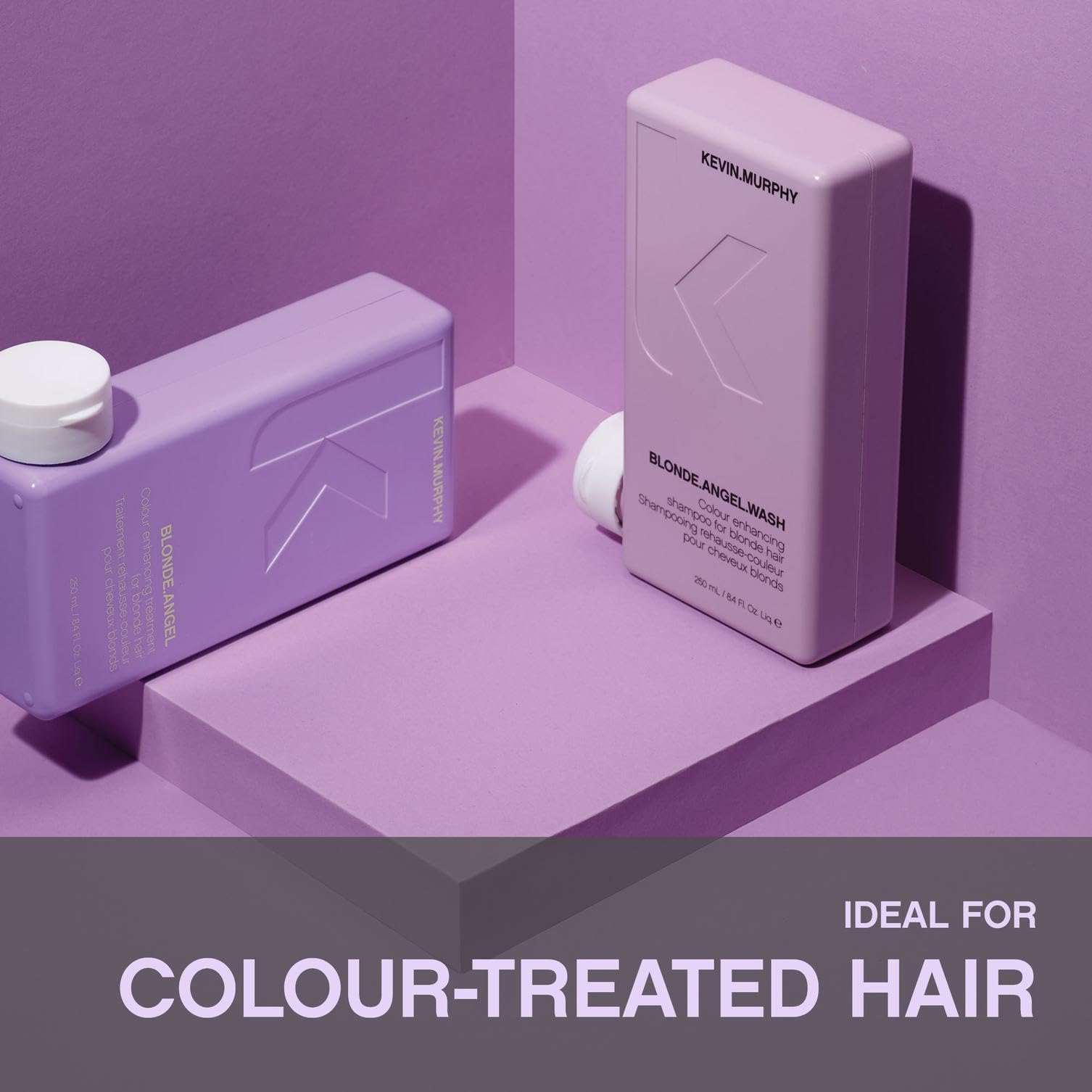 KEVIN.MURPHY Blonde.Angel.Wash rich moisture from Murumuru and Mango Butter for hydrated strands.