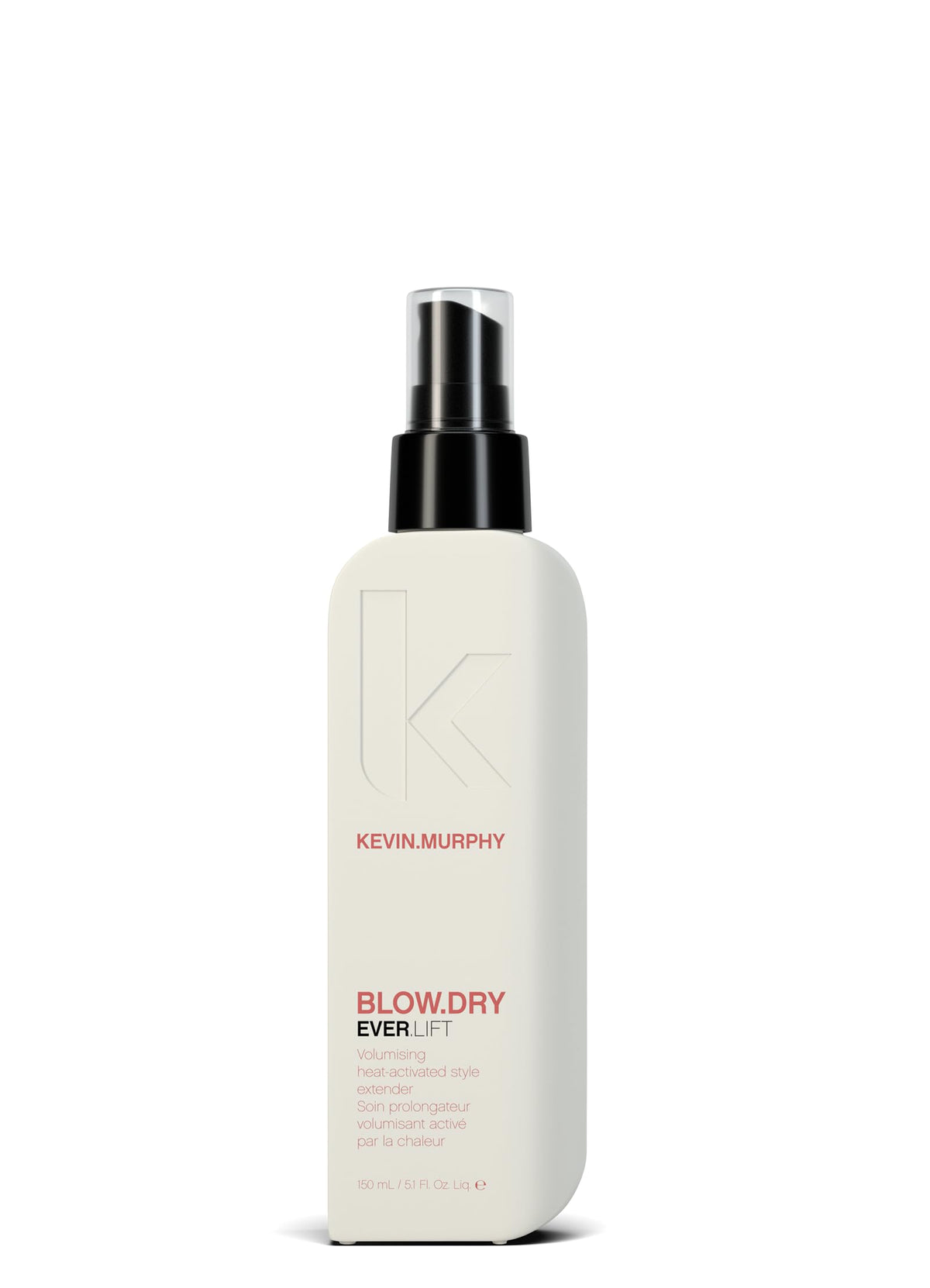 KEVIN.MURPHY Blow.Dry Ever Lift bottle pours to show heat-activated volume extension