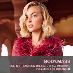 Kevin Murphy Body Mass hair texture close-up hints at added body and bounce.