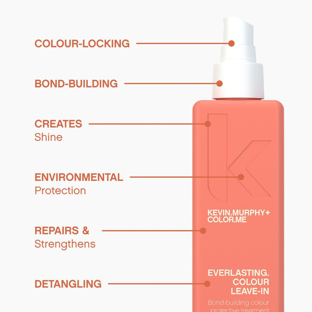 KEVIN.MURPHY Everlasting Colour Leave-In liquid on hair demonstrates lightweight hydration