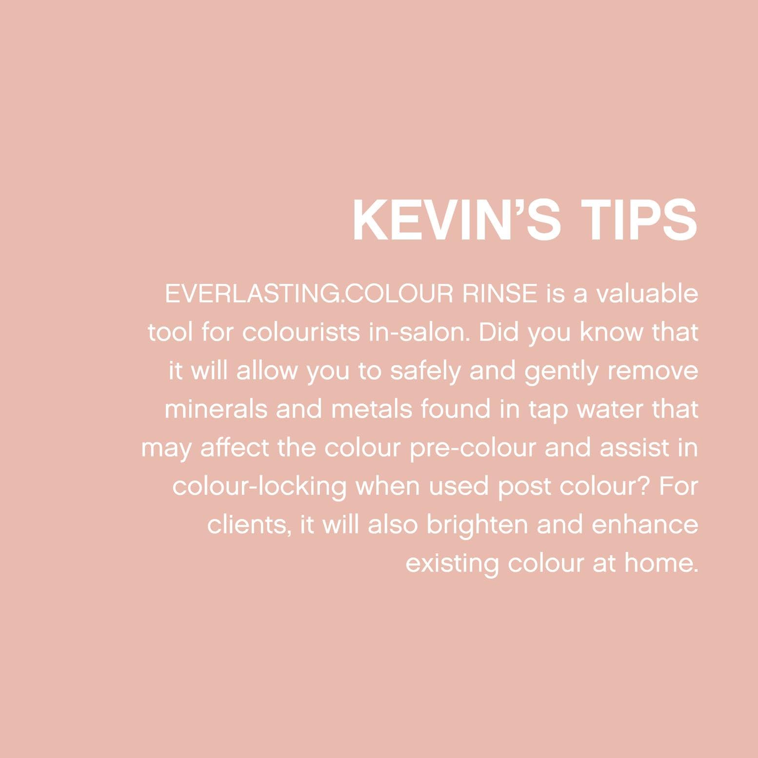 KEVIN.MURPHY Everlasting Colour Rinse packaging communicates eco-conscious care.